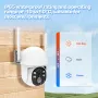 MOES Tuya 3MP 4G Solar Security Camera with Solar Panel 3MP HD Dual Night Vision Human Detection Alarm 7800mAh Battery IP65 Waterproof Smart Life APP Outdoor Wireless Surveillance Monitor Cameras