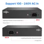 Hiseeu 48V 8/16CH POE Ports Switch Ethernet 10/100Mbps IEEE 802.3 af at for IP Camera CCTV Security Camera System/Wireless AP ft EU Plug
