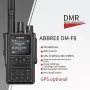 ABBREE DM-F8 GPS DMR UV Dual-Band Digital Walkie Talkie 5W High-power 4000 Channels 2800mAh Voice Recording Two Way Radio