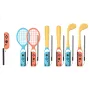 DOBE TNS-5115 Switch2 Sports 6-in-1 Motion Sensor Set Compatible with Switch OLED Enhanced Swing Precision Lightweight Soft Grip Tennis Golf Baseball Motion Gaming Accessories Bundle