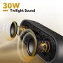 Altavoz Bluetooth TRIBIT Xsound Plus 2 de 30 W, altavoz portátil con dos altavoces de 48 mm, sonido estéreo Xbass, 24 horas de reproducción, resistencia al agua IPX7, emparejamiento TWS, llamadas manos libres, altavoces inalámbricos para exteriores