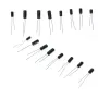 630pcs/set 24 Values High Frequency Electrolytic Capacitor Kit Set 0.1UF-1000UF Aluminum Capacitors for DIY Project Experiments