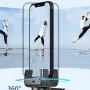 Portable Anti-shake Gimbal Stabilizer 360 Rotation Following Shooting Mode Selfie Stick Tripod Gimbal for Smartphone Live Photography Shooting