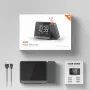 Digital Alarm Clock Wall Projection Time Temperature bluetooth Adjustment Night Light USB Power Supply Focusing Display