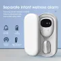 Wireless Bedwetting Alarm Pee Alarm with Receiver for Boys Grils Kids Potty Training Elder Care 10-20M Range Vibration Reminding