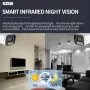 4K 8MP Wireless IP Camera Audio Outdoor H.265 Onvif Metal Bullet Waterproof CCTV Home Color Night Vision Human Detection Security Camera