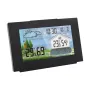 3551A Touch Screen Weather Station Indoor Outdoor Thermometer Hygrometer Wireless Sensor Weather Forecast Alarm Clock Comfort Level Display Smart Home Automation