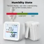 Tuya WiFi/Zigbee Smart Home Temperature Humidity Sensor with Backlight Hygrometer Thermometer Monitoring Sensor Support Alexa Google Home APP Control