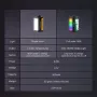 TTArtisan Mini Magnetic LED Light RGB Fill Light CRI 95+ Vlog Photography Live Streaming Cold Shoe Mount 3000K/4500K/6000K 300mAh Battery Type-C Charging