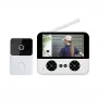 M16 Visual Doorbell 4.3-Inch IPS Display HD Camera Infrared Night Vision Wireless Bidirectional Intercom Long Battery Life Easy Installation