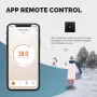 MoesHouse Smart WiFi Smart Home Heating Knob Thermostat with Digital Display Temperature Controller for Water/Electric/Gas Boiler Heating Voice Control Works with Alexa Google Home