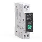 Tongou TUYA WiFi Smart MCB Circuit Breaker with Power Metering and Wireless Control 1-63A for Overcurrent and Undervoltage Protection