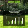 Rainpoint Smart Garden Irrigation Timer Weather-Responsive Rain Delay LCD Digital Water Timer Automatic Watering System Drip Irrigation Controller