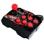 DATA FROG 4 em 1 joystick de arcade com fio, suporte para modo turbo, controle de jogo de luta, rocker com fio USB, suporte para saída HD para console de jogos PS3/Switch/PC/Android