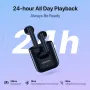 Fones de ouvido sem fio UMIDIGI AirBuds U TWS Bluetooth 5.1 ENC com redução de ruído, caixa de carregamento de 380 mAh, fones de ouvido esportivos com microfone