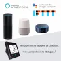 MoesHouse Tuya Zigbe Water/Electric Floor Heating/Gas Boiler Thermostat Touch Panel Smart Home Temperature Controller Voice Control with Alexa Google Assistant