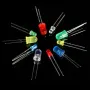 Geekcreit® 375pcs 3MM 5MM LED Light Emitting Diode Beads Resistance Lights Kits Bulb Lamp