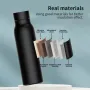 Tuya bluetooth Smart Thermos Bottle Water Cup 600ML LCD Temperature Display Water Consumption Record Work with Smart Life APP