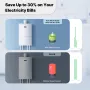 MOES Tuya Smart Matter Plug WiFi Socket 16A Outlet Power Monitor Пульт дистанционного управления Голосовое управление Работа с Alexa Google Assistant