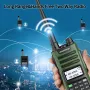 BaoFeng UV-13 PRO V2 Güçlü Çift Bantlı Telsiz Tip-C Şarj Cihazı 16KM Uzun Menzilli UV13 Pro Alıcı-Verici Amatör İki Yönlü Radyo