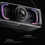 Havit M21 Wired Speaker Desktop Computer Soundbar Dual 66mm Speakers 360° Surround Stereo Deep Bass RGB Light Spliceable Detachable Gaming Subwoofer Music Box