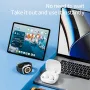 S11 Touch Screen Headset Wireless bluetooth 5.4 Earphone ENC Mic Noise Cancelling 13mm Dynamic Coil 20H Playback In-ear Sports Headphones with MP3