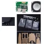 DIY Eiffel Tower Electronic Kit Bluetooth LED USB Audio Amplifier Multi-Color Lights Easy Assembly Compatible with Android iOS 585mm