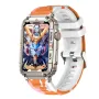 KR88 1.57inch HD Screen bluetooth Call Heart Rate Blood Pressure SpO2 Monitor Sleep Monitoring Multi-sport Modes Music Playback IP67 Waterproof Smart Watch