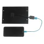 5W 5V ETFE Solar Panel Charger USB Portable Solar Charger A Grade Monocrystalline Waterproof Ultra Slim Solar Phone Charger with Carabiner for Power Bank Outdoor Camping