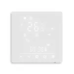 MOES WHT-S02 Tuya Matter Smart WiFi Thermostat Electric/Water/Boiler Heating Glass Panel Temperature Controller Weekly Programmable Voice Control with Alexa Google Home