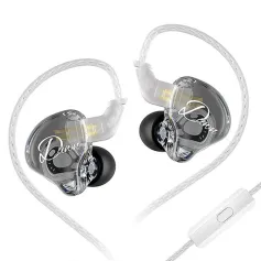 KZ Dawns Dynamic Earphones In-ear Monitor Earbuds 10mm Super-linear Dynamic Driver HiFi Bass Sports Music Earphones Ergonomics Headset with HD Microphones