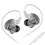 KZ Dawns Dynamic Earphones In-ear Monitor Earbuds 10mm Super-linear Dynamic Driver HiFi Bass Sports Music Earphones Ergonomics Headset with HD Microphones