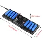 8チャンネル 18650 リチウム電池容量テスターモジュール MAh MWh デジタル電池電力検出器モジュール 18650 電池テスター Type-C