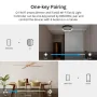 SONOFF RM433 R2 Base 433MHz RF Remote Controller 8 Button Remote Control Paired with SONOFF TX Wall Switch RF Devices IFan04 D1 RFR2 Work with Alexa Google Home