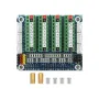 Raspberry Pi 5 GPIO Status LED Terminal Block BreakoutBoard HAT ADC/DCA Sensor for Raspberry Pi 5 4B 3B+ Test Expansion Board