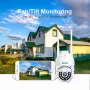 ESCAM QF800 8MP Pan/Tilt AI Humanoid Detection Auto Tracking Cloud Storage Waterproof WiFi IP Camera Two Way Audio Night Vision ICSEE APP