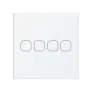 86 Type Tuya WiFi Touch Smart Switch Voice Control APP Control Timer Function Work with Amazon Alexa Google Assistant [Neutral Wire]