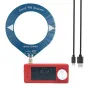 Mini Pocket Radio ESP32-S3 SI4732 Receive Radio 1.9inch IPS Screen LSB/USB/AM/FM Radio with Loop Antenna 0.5-108mhz HF SW MW VHF