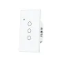 MoesHouse Tuya Smart WiFi Light Switch US Plug 1/2/3/4 Gang Glass Touch Panel APP Remote Control Timing Function Voice Control with Alexa Google Assistant