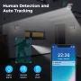 Hiseeu 4MP+4MP Dual Lens PTZ POE IP Camera 8X Zoom Full Color Night Vision 2-Way Audio H.265+ IP65 Waterproof CCTV Security Video Surveillance Camera