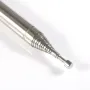 Stainless Steel Whip Antenna 5.6m Long Retractable M10 Connector DIY HF Radio GP Antenna High Strength Rust Free Multi Section Design