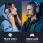 EKSA E1000WT Gaming Headset 7.1 Surround Wireless bluetooth Headphone 50mm Powerful Driver ENC Call Noise Cancelling 36H Battery Life Low Game Latency Support 3.5mm Wired Headphones