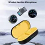 S3 1 to 2 Magnetic Wireless Lavalier Microphone 1RX+2TX Audio Video Recording Noise Reduction Mic with Charging Case for Android/iOS Phone Tablet