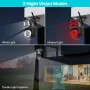 6MP HD Dual Lens Wifi IP Camera PTZ Outdoor AI Tracking Two Way Audio Night Vision Full Color Camera for Home Security P2P iCSee EU Plug