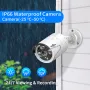 Hiseeu 4HB615 4HB613 5M 3MP 8CH NVR Security Cameras System Kit Waterproof Wireless Outdoor CCTV Camera Surveillance System Set with 10.1 inch Monitor