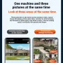 6MP Three-Lens Wireless WIFI IP Camera 360° Panoramic View 1080p Night Vision IP66 Waterproof Mobile App Controlled WiFi Surveillance Camera EU Plug