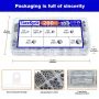 200pcs DIN985 Hex Nylon Insert Self Lock Nut Nylock Locknut Assortment Kit Set M2 M2.5 M3 M4 M5 M6 M8 304 A2-70 Stainless Steel