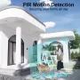 WF001S-801D 5MP Smart Camera Visual Doorbell PIR Motion Detection Two-way Audio IP65 Waterproof Tuya APP Voice Control with Alexa Google Assistant