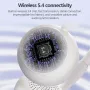 Lenovo EB300 Wireless Headset bluetooth 5.4 Headphone 40mm Powerful Drivers Stereo Surround Sound AI Call Noise Reduction 25H Battery Life Soft Breathable Earmuffs On-ear Sports Headphones