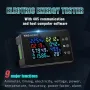 KWS-AC301 8 in1 Voltmeter Ammeter AC 50-300V Power Energy Meter LED Digital AC Wattmeter Electricity Meter 0-100A